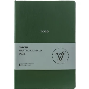Victoria's Journals Smyth 2026 Haftalık Ajanda A5 (14x21cm) Esnek Kapak Ivory 80 gr.