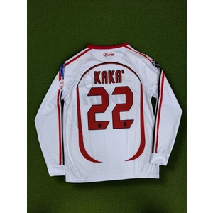 North Stand Nostaljik AC Milan Beyaz Kaka Uzun Kol Forma