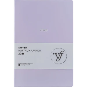 Victoria's Journals Smyth 2026 Haftalık Ajanda A5 (14x21cm) Esnek Kapak Ivory 80 gr.