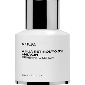 Retinol 0.3% + Niacin Renewing Serum - Kırışıklık, Leke Karşıtı 8 Çeşit Peptit, Retinollü Serum 30ML