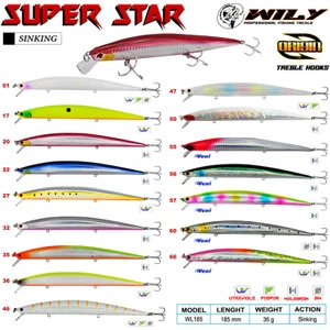 Süper Star 18.5 cm Maket Balık 36 gr (Sinking)