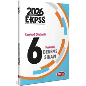Data 2026 Ekpss 6 Deneme Fasikül Çözümlü