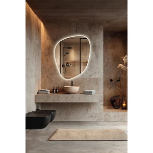 Soho Asimetrik LED Duvar Aynası – Modern Tasarım Dekoratif Boy ve Dresuar Aynası