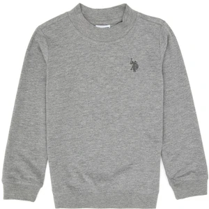 U.s. Polo Assn. Erkek Çocuk Gri Melanj Sweatshirt 50314971-VR086