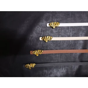 Desen Toka Detaylı 4'lü Ince Kemer, Pantolon Kemeri, Gömlek Kemeri, Ceket Kemeri