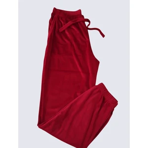 Tek Alt Kadife Eşofman Altı