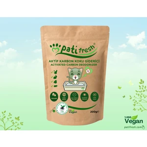 Pati Fresh Doğal Aktif Karbon Kedi Kumu Koku Giderici 200 Gr