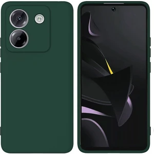 Poco M7 Pro Uyumlu Silikon Kılıf - Kamera Korumalı Esnek Pastel Renk Kapak - Yeşil