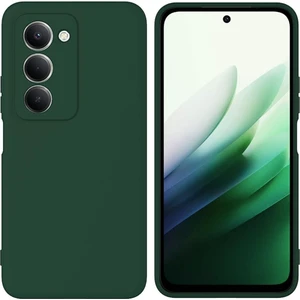 Redmi 15 Uyumlu Silikon Kılıf - Kamera Korumalı Esnek Pastel Renk Kapak - Yeşil