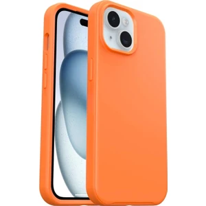 Apple iPhone 15 Plus Uyumlu Silikon Kılıf - Pastel Renk Tonu Esnek Tam Koruma Kapak - Turuncu