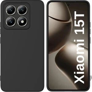 Xiaomi 15T Uyumlu Silikon Kılıf - Kamera Korumalı Esnek Pastel Renk Kapak - Siyah