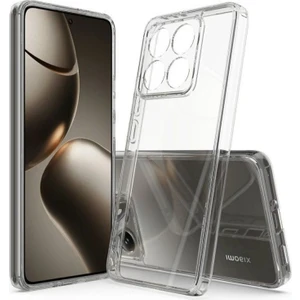 Xiaomi 15T Uyumlu Silikon Kılıf - Kamera Korumalı Esnek Pastel Renk Kapak - Şeffaf