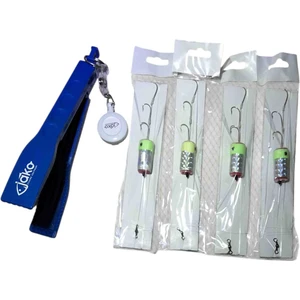 Vmc Iğneli 4 Adet Glovlu Lüfer Çinekop Takımı ve Balık Tutma Maşası Hediye