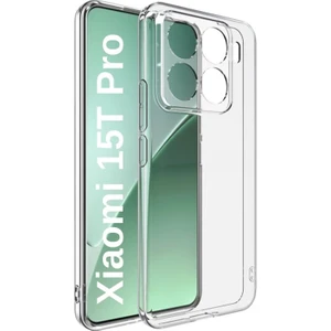 Xiaomi 15T Pro Uyumlu Silikon Kılıf - Kamera Korumalı Esnek Pastel Renk Kapak - Şeffaf