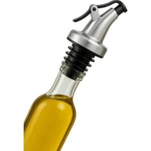 Homvira🏷️ Paslanmaz Çelik Otomatik Yağlık Başlığı – Sızdırmaz, Kapatılabilir Tıpa, Şık Metal Kapaklı Yağ ve Sirke Dökücü Aparat