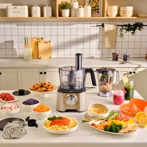 Mastermaid Power Max 11 in 1 2500w Mutfak Robotu Mineral Gold