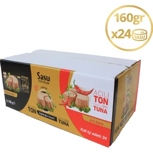 Zeytinyağlı Ton Balığı 1 Koli 24x160 gr Bütün Dilim