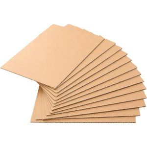100X70CM 3mm Oluklu Mukavva Karton 6lı Paket - Oluklu Karton - Proje Kartonu