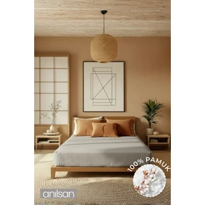 Düz Taş Lastikli Ranforce Çarşaf  %100 Pamuk Tek/Çift Kişilik Ev, Otel Çarşafı