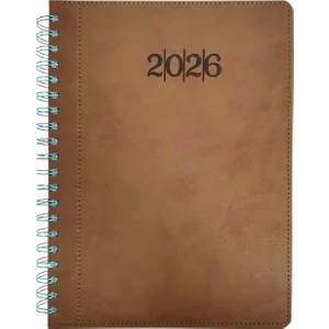 2026 Haftalık Ajanda Spiralli 20X28