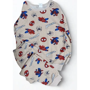 Erkekçocukörümcek Adam Desenli Bejrenkuzunkollupijamatakımı