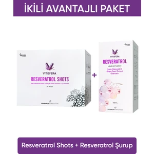 Ikili Avantajlı Paket 1 (Resveratrol Shots + Resveratrol Şurup)