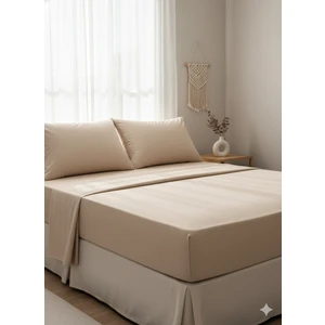 Lastikli Çift Kişilik Çarşaf Takımı (2 Adet 50X70 Yastık Kılıfı)