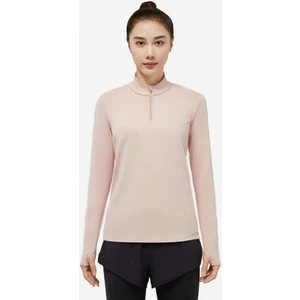 Kalenji Kadın Uzun Kollu Koşu Tişörtü - Pembe Kuvars - Kiprun Run 100 Warm