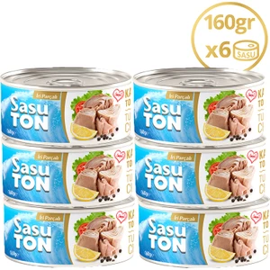 Blue Klasik Ton Balığı 6x160 gr İri Parça
