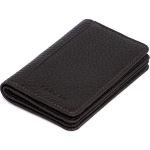 Kahve Hakiki Deri Unisex Kredi Kartlık - S1KK00001601-A42