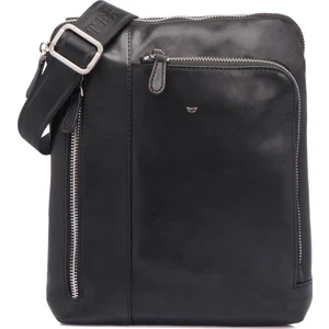 Siyah Hakiki Deri Erkek Çapraz Askılı Çanta - S1AC00021274-C59