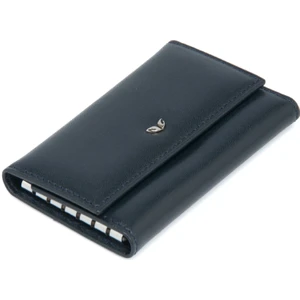 Lacivert Hakiki Deri Unisex Anahtarlık - S1AN00000057-H86