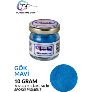 Power Time Epoxy Sedefli Metalik Toz Pigment Boya Epoksi Için 10 gr