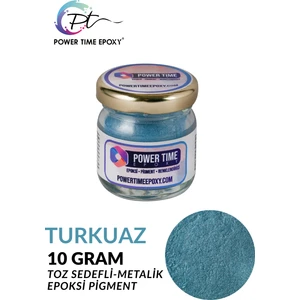 Power Time Epoxy Sedefli Metalik Toz Pigment Boya Epoksi Için 10 gr