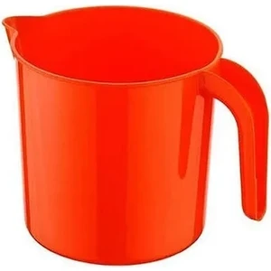 Plastik Maşrapa Kırmızı Renk 1 Adet