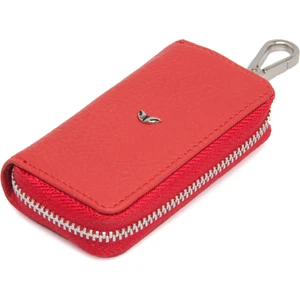 Kırmızı Hakiki Deri Unisex Anahtarlık - S1AN00000257-B68