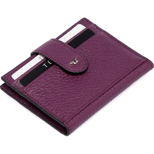 Mor Hakiki Deri Erkek Kredi Kartlık - S1KK00001617-C48