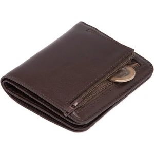 Kahve Hakiki Deri Erkek Cüzdan - S1CE00001594-B07