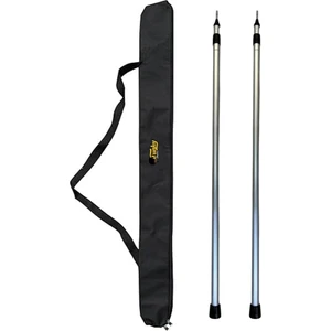 Funky Chairs Ayarlanabilir Teleskopik Alüminyum Tarp Tente Çadır Direği 198 cm 2 Adet