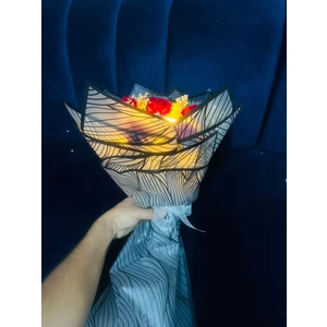 Kırmızı Gül Aynalı Buket