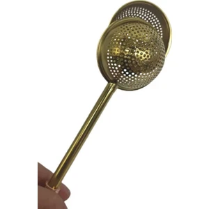 Mahmood Tea Gold Renkli Paslanmaz Çelik Pratik Çay Süzgeci