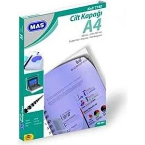 A4 Mavi Cilt Kapağı 100 Adet 210x297 mm Su Geçirmez Koruyucu Özellik