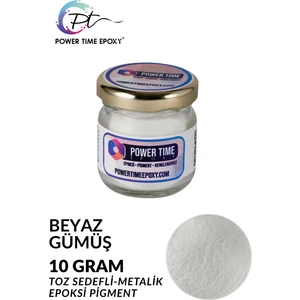 Power Time Epoxy Sedefli Metalik Toz Pigment Boya Epoksi Için 10 gr
