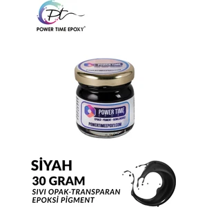 Power Time Epoxy Opak & Transparan Sıvı Pigment Boya Epoksi Için 30 gr