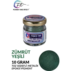Power Time Epoxy Sedefli Metalik Toz Pigment Boya Epoksi Için 10 gr
