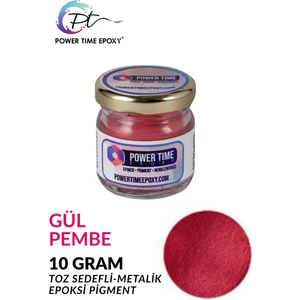 Power Time Epoxy Sedefli Metalik Toz Pigment Boya Epoksi Için 10 gr