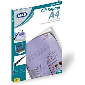 A4 Cilt Kapağı 100 Lü Paket Kırmızı Renk 210x297 mm Ölçülerle Su Geçirmez