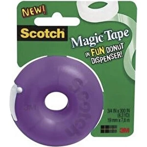 Scotch® Donut Bant Kesici 19mm x 7,6m Renkli Tasarım ile Eğlenceli Kullanım