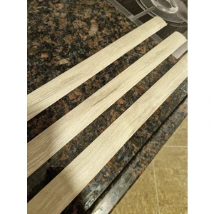 Parke Eşik Çıtası Kendinden Yapışkanlı Bodrum Renkli Alüminyum Profil 90 Cm/3 Adet.