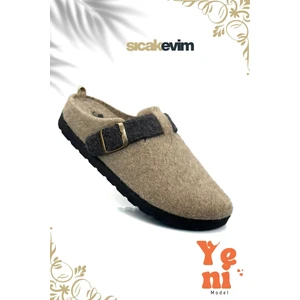 Kadın Kışlık Ev Terliği – Sıcak Tutan, Hafif ve Dayanıklı Şık Peluş Terlik Vizon Siyah